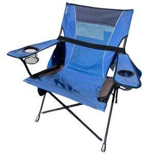 Kijaro Dual Lock Chair Maldives Blue Camping Chair 99519 Cup Holders Preowned Th